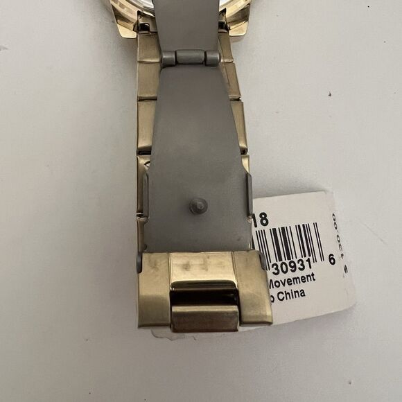 NEW Relic by Fossil Men's Watch ZR15718 Gold Tone Pearlescent Face No Battery - Picture 8 of 15